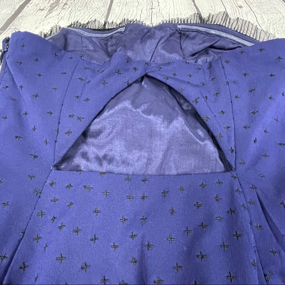 FREE PEOPLE women's limited edition Very Merry strapless mini dress NWOT, size 4 - Picture 7 of 15